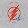 Men's The Flash Saving the Future Red Lightning Bolt T-Shirt - 2 of 4