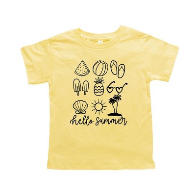 The Juniper Shop Hello Summer Chart Toddler Short Sleeve Tee