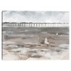 30" x 40" Along the Pier by Studio Arts Unframed Wall Canvas - Masterpiece Art Gallery: Modern Seascape Art for Home Decor - 2 of 4