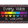Smart Poly® Computer Mouse Pad, 8" x 10", Every Voice Welcome Here, Pack of 10 - 2 of 3