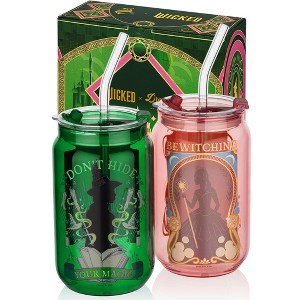 Dragon Glassware x Wicked 16 oz Enchanted Drinking Glasses Set of 2 - 1 of 4