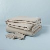 3pc Linen Blend Comforter Set - Hearth & Hand™ with Magnolia - image 3 of 4