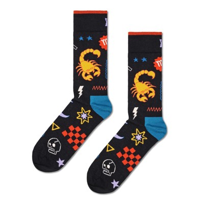 Men Women Crew Zodiac Star Sign Socks - Happy Socks