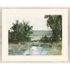 HomeRoots Stillwater Lakeside Reflections Gold Framed Wall Art - 4 of 4