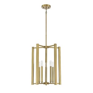 Savoy House Benson 5 - Light Pendant in  Warm Brass - 1 of 1