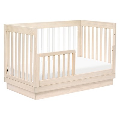 Washed Natural Pine and Acrylic 3-in-1 Convertible Crib