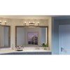 Urban Ambiance Luxury Modern Farmhouse Bath Fixture,  8-1/2"H x 32-7/8"W,  Galvanized Steel Finish, UHP2487 - 2 of 4