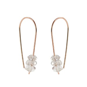Herkimer Diamond Threader Earrings - 1 of 4