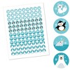 Big Dot of Happiness Arctic Polar Animals - Baby Shower or Birthday Party Round Candy Sticker Favors - Labels Fits Chocolate Candy (1 Sheet of 108) - 2 of 4