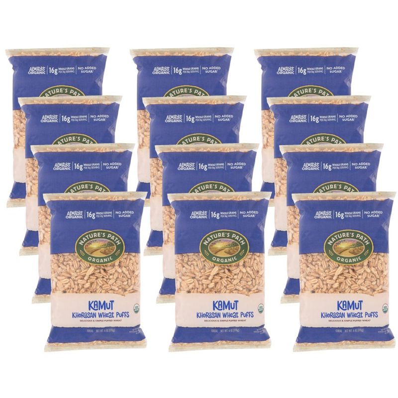 Nature's Path Organic Kamut Wheat Puffs Cereal - Case of 12/6 oz, 1 of 8