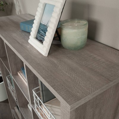 Spring Maple 9-Cube Storage Bookcase with MDF Shelves