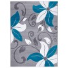 Luxe Weavers Floral Modern Indoor Area Rug for Living Rooms - 2 of 4