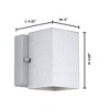 1-Light Madras Wall Light Aluminum - EGLO: Bathroom Sconce, Vertical/Horizontal Mount, No Bulbs Included - 4 of 4
