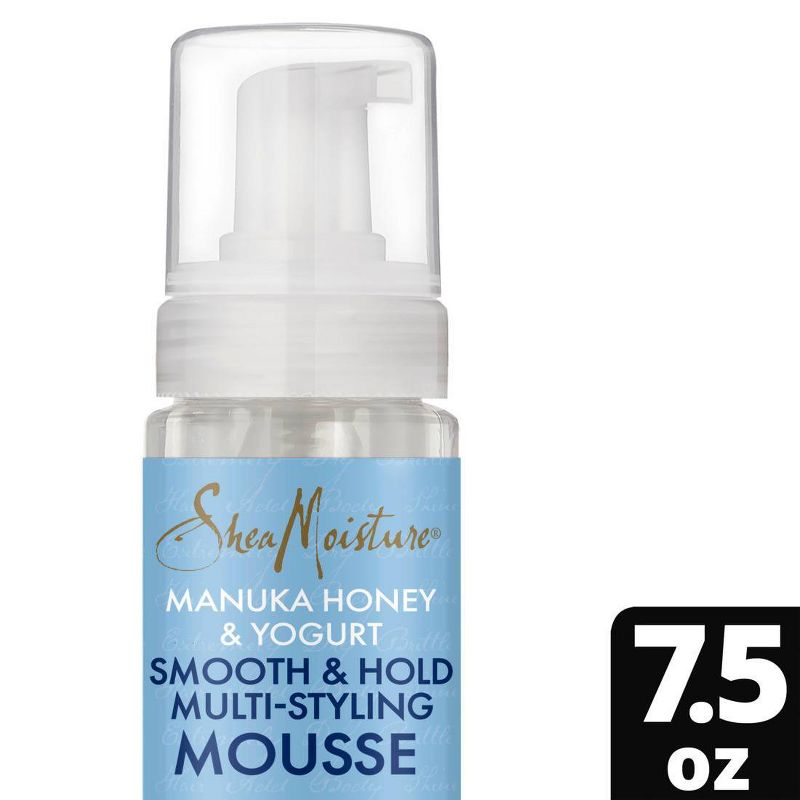 SheaMoisture Manuka Honey &#38; Yogurt Smooth &#38; Hold Multi-Styling Hair Mousse - 7.5 fl oz, 1 of 15