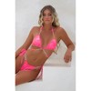 Moda Minx Magic in Mako 'Kalilani' Hot Pink Wrap Waist Triangle Bikini Top - 3 of 4