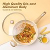 Itopfox Ceramic Cookware Set, Non Stick Pots and Pans Set, 14-Piece Induction Kitchen Cooking Set, Healthy Non Toxic, PFAS PTFE PFOA PFOS Free - 2 of 4