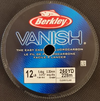 Berkley Vanish Fishing Line (250 yds) - Clear 10lb Fluorocarbon