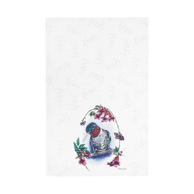 C&F Home Botanical Hummingbird Printed Kitchen Towel