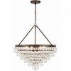 Crystorama Lighting Calypso 8 - Light Chandelier in  Vibrant Bronze - 3 of 4