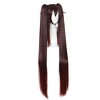 Unique Bargains Women's Halloween Wigs 47" Brown with Wig Cap - image 3 of 4