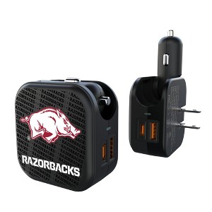 NCAA SEC Universities Text Backdrop 18-Watt 2 in 1 USB A/C Charger - 1 of 3