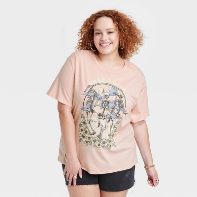 Women's Keep Going Short Graphic T-shirt - Pink Target