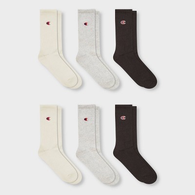 Champion Women's Embroidered Logo 3pk Crew Socks