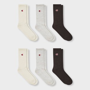 Champion Women's Embroidered Logo 3pk Crew Socks - 1 of 4