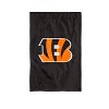 Evergreen NFL Cincinnati Bengals Applique House Flag 28 x 44 Inches Outdoor Decor for Homes and Gardens - 2 of 4