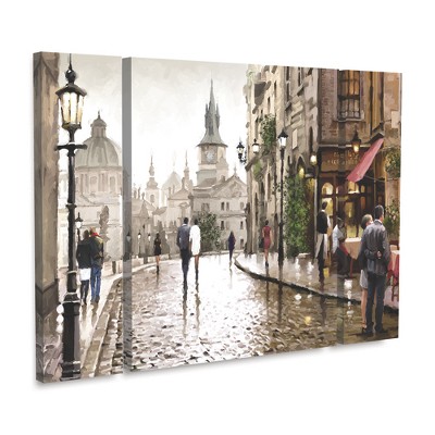Trademark Fine Art -The Macneil Studio 'Cafe Milano' Multi Panel Art Set