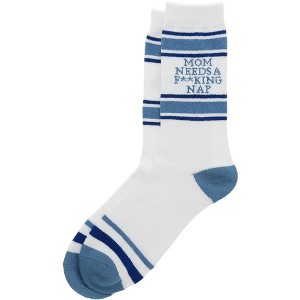 Pavilion Gift Company - Needs A Nap - M/L Unisex Crew Sock - Socks - 1 of 4