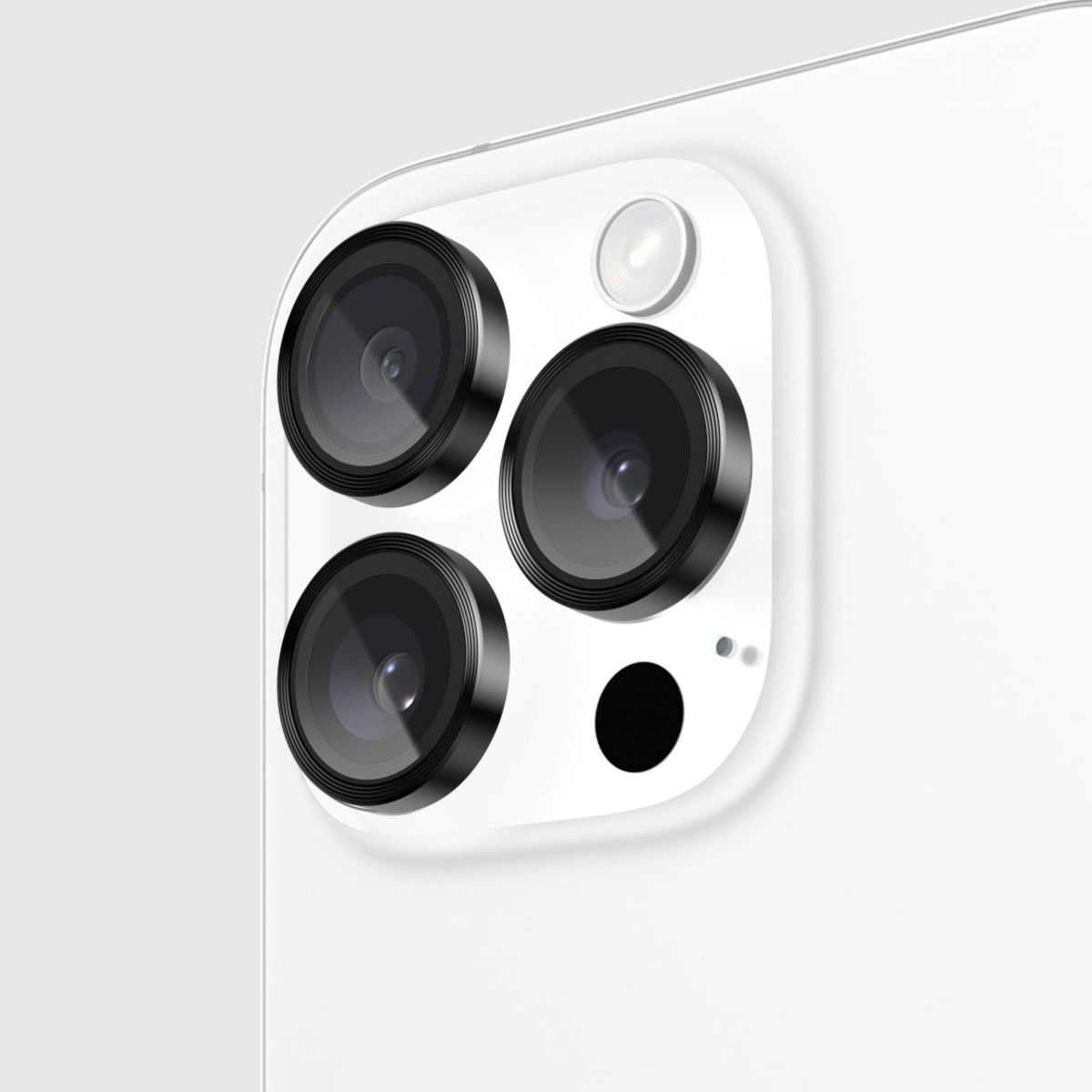 Pelican Apple iPhone 16 Series Aluminum Rings Camera Lens Protector - Black - thumbnail 3