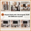 GALAXHERO Modern Deformable Television Stand with LED Strips, Entertainment Center, Media TV Console for Living Room and Bed Room, White - 4 of 4