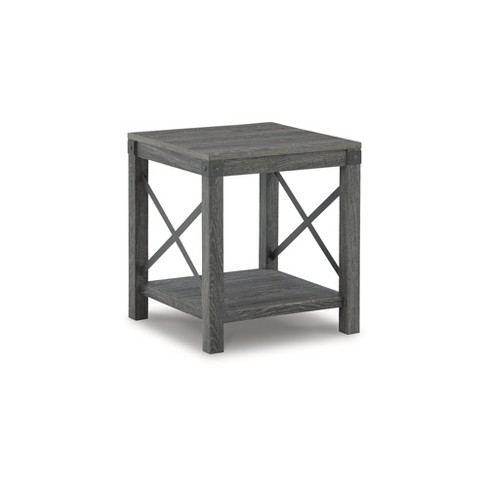 Signature Design By Ashley Casual Freedan End Table, Grayish Brown : Target