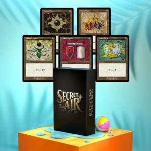 Magic The Gathering Magic TCG Magic: The Gathering Secret Lair: MTG All Natural Totally Refreshing Dan Frazier is Back Enemy Signets - 1 of 4