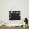 VIP Wood 14 in. Black Todays Goals Hanging Chalkboard - 3 of 4