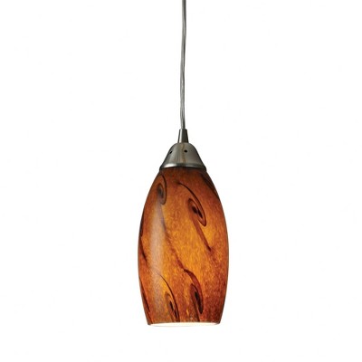 Elk Home Galaxy 1 - Light Pendant in  Satin Nickel