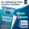 Inspire Rinse Free Body Wash Wipes | Bathing Wipes, Shower Wipes | Extra Large Adult Wipes With Aloe | Cleansing Adult Wipes | Body Wipes - 2 of 4