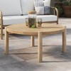Nathan James Bora Outdoor Coffee Table Weathered Brown - 2 of 4