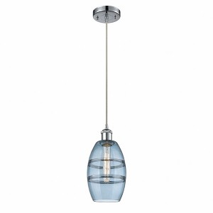 Vaz - 1 Light Cord Hung Mini Pendant In Industrial Style-8.13 Inches Tall and 5.88 Inches Wide - 1 of 1