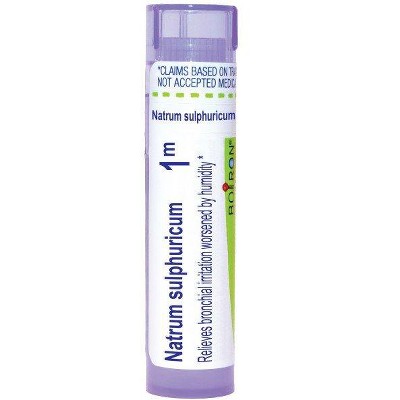 Natrum Sulphuricum 1M by Boiron Homeopathic Single Medicine For Cough, Cold & Flu  -  80 Pellet