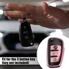 Unique Bargains 3 Button Remote with Keychain Key Fob Cover for Audi A1 A3 Q3 Q7 - 3 of 4
