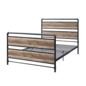 Brantley 78" Full Bed Antique Oak and Sandy Gray - Acme Furniture - 1 of 3
