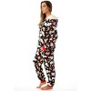 Just Love Womens One Piece Winter Holiday Adult Bodysuit Faux Shearling Lined Hoody Xmas Pajamas - 3 of 4