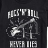 Men's - Instant Message - Rock N Roll Never Dies Short Sleeve Graphic T-Shirt - 2 of 4