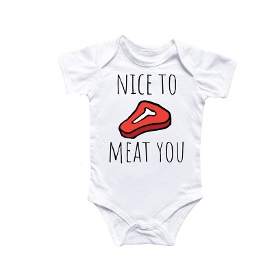 Steak Bbq - Baby Boy Girl Clothes Infant Onesie® Funny Cute Newborn 5 GS1