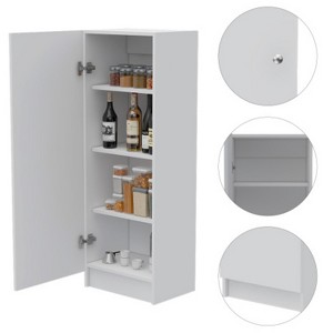 LunaLulinlk Kitchen Pantry with Countertop - 1 of 4