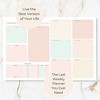 Blu Monaco Gold Edge Desk Pad – Undated Weekly Planner Notepad – 8.5 x 11, 50 Pages – Tear-Off Calendar for Scheduling and Organization - 2 of 4