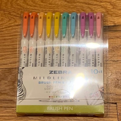 6 Packs: 15 ct. (90 total) Zebra Mildliner™ Double Ended Brush Pens &  Markers 