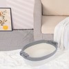 REGALWOVEN Odorless Cotton Rope Handcrafted Compact Size Multiple Use Open Storage Bins 3 Packs - 4 of 4